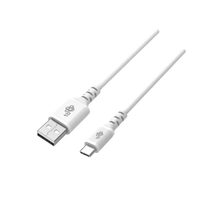 kaabel USB-USB C 2m silicone Valge Quick Charge