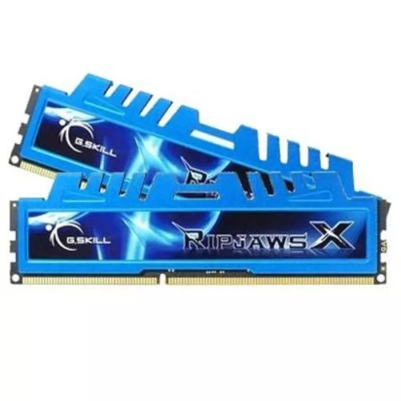 G.Skill 16GB Ripjaws X kahe kanaliga mälukomplekt – sinine (2x 8GB, DDR3 1600MHz, 1,5 V, F3-1600C9D-16GXM, XMP valmis)