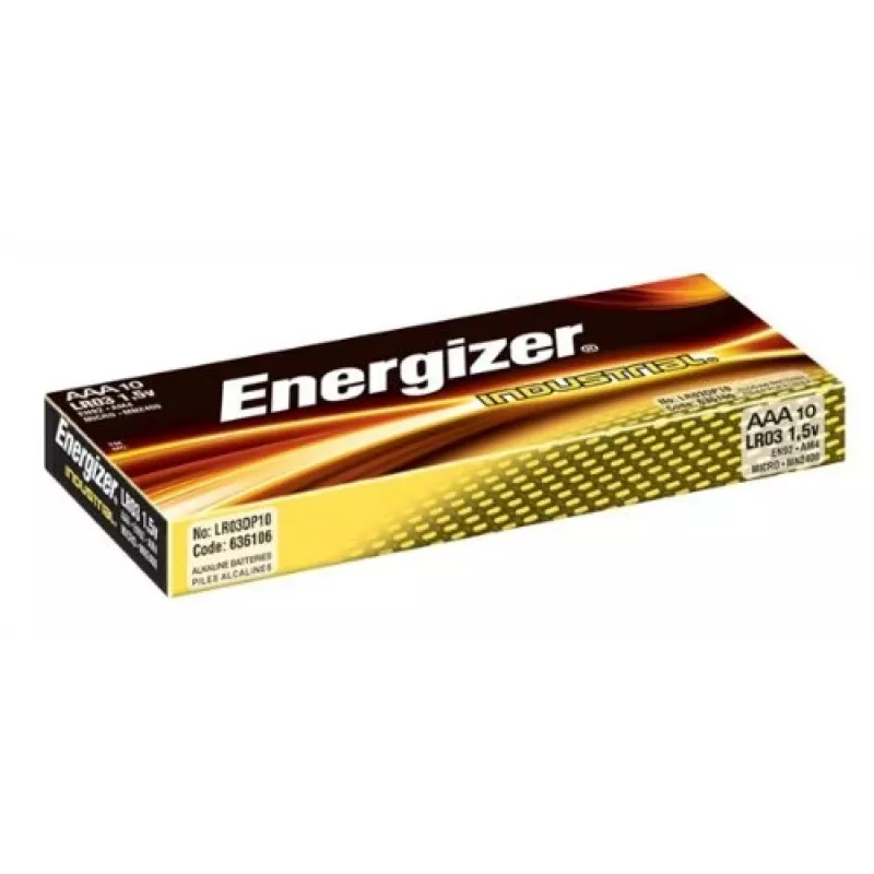 Energizer Industrial AA Alkaline patareid - 6x Packs of 10 + 6x Free Packs of 10