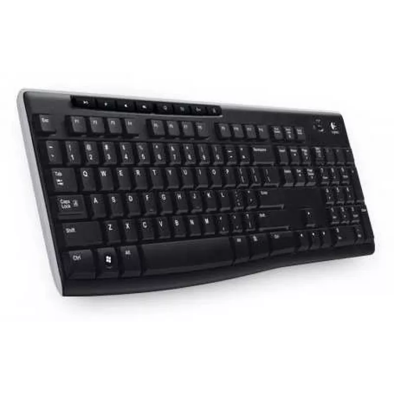 Logitech K270 juhtmeta klaviatuur Unifying vastuvõtjaga, must