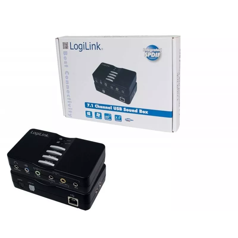 LogiLink USB helikarp Dolby 7.1 8-kanaliline 7.1 kanalit