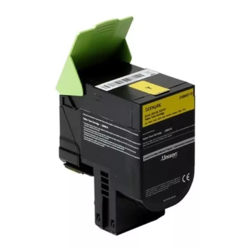 OEM Lexmark 24B6010 kollane 3000 lehekülge originaaltoner OLEX24B6010