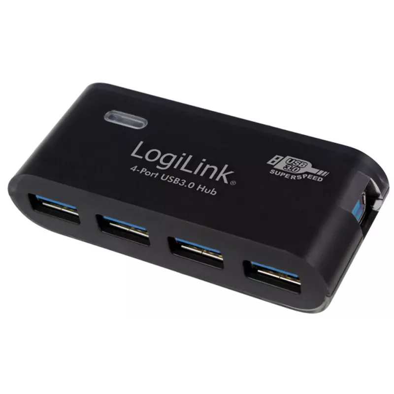 LogiLink USB 3.0 4x - 5000 Mbit/s - USB 3.0 - 5 V - 107 mm - 200 mm - 101 mm (UA0170)