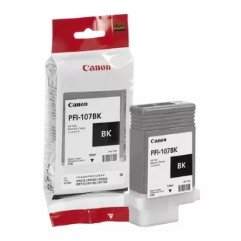 Canon PFI-107BK originaalne must tindikassett, 1 tk