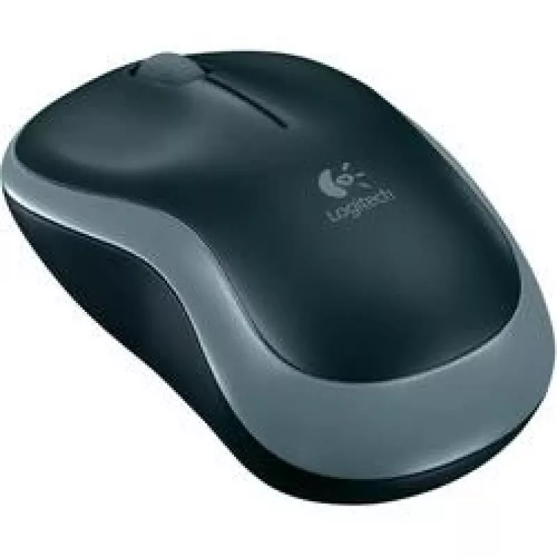Logitech M185 juhtmeta optiline hiir, kahekäeline, hall, 910-002238