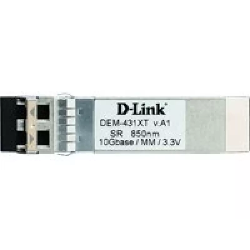 D-Link 10GBase-SR SFP+ Transiiver, 80/300m, Fiiberoptiline, 10000 Mbit/s, SFP+, LC, 50/125,62.5/125 µm, SR