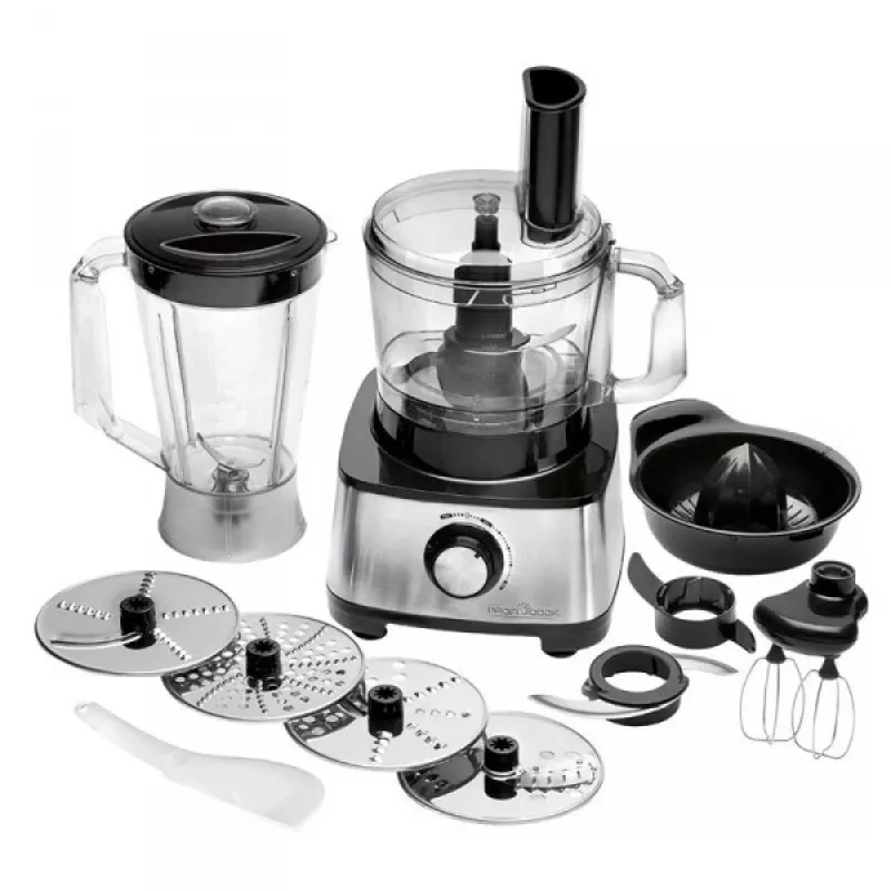 ProfiCook PC-KM 1063 köögikombain 1200 W 1,75 L Must, Roostevaba teras