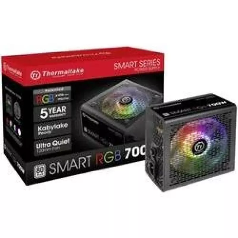 Toiteplokk Smart 700W RGB, 80PLUS, 230V EU, 2xPEG, 120mm, Single Rail
