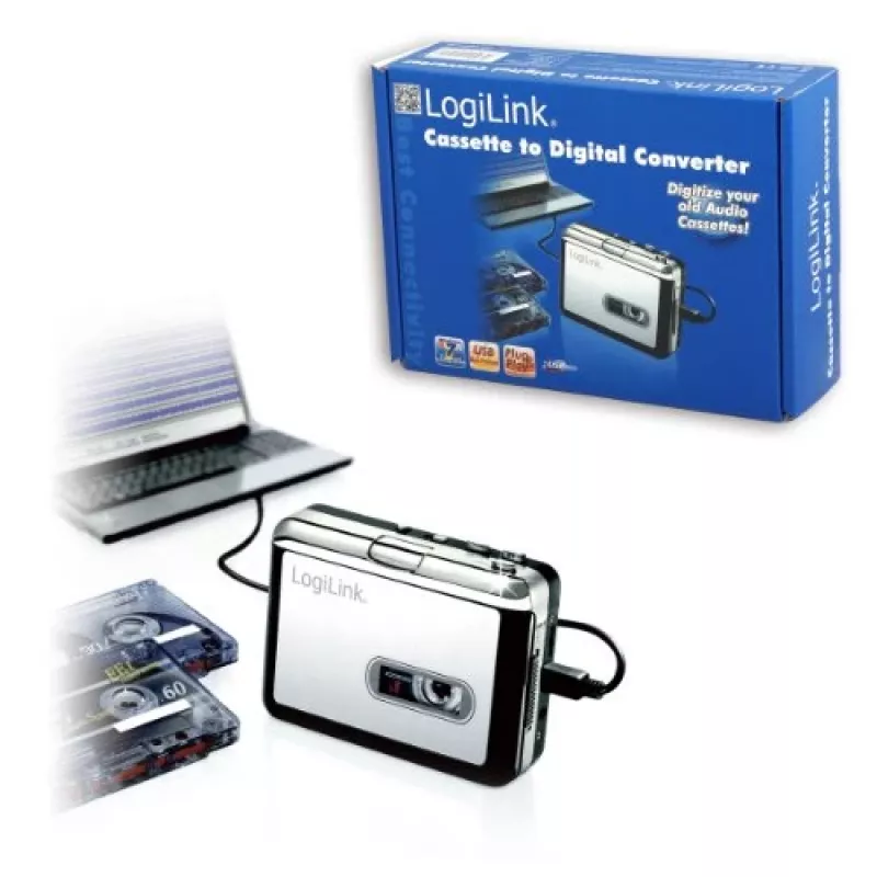 LogiLink® UA0156 kassetidigiteerija USB-pistikuga