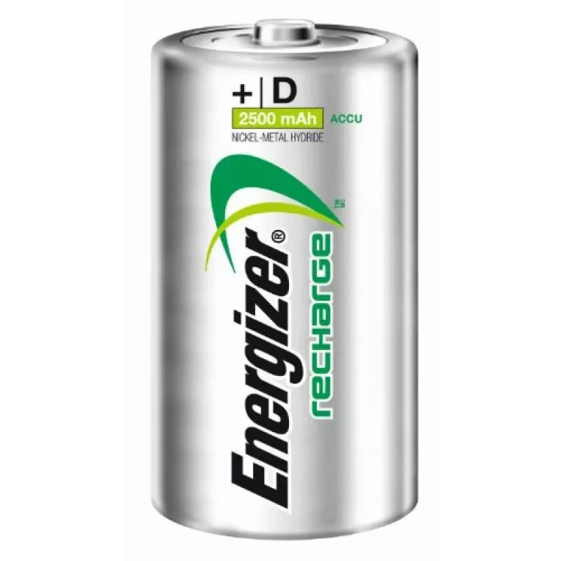Energizer NiMH laetavad D-patareid 2500mAh - 2-pakk