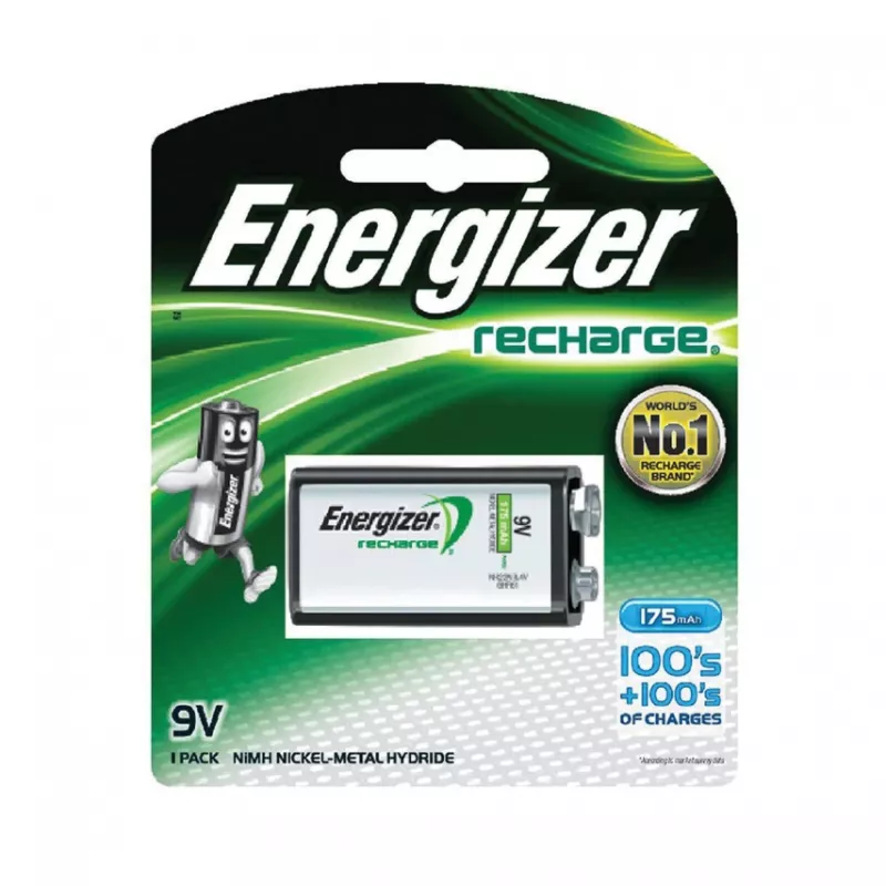 Energizer NiMH laetav 9V PP3 aku 175mAh üksikpakend