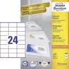 Avery mitmeotstarbelised sildid Laser Koopiamasin Tindiprinter 24 lehe kohta 70x36 mm