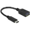 Delock USB-adapter - USB Type A (naissoost) kuni 24-kontaktiline USB-C (meessoost)