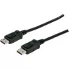 Ühenduskaabel DisplayPort klambritega 1080p 60Hz FHD tüüp DP / DP M / M must 3m