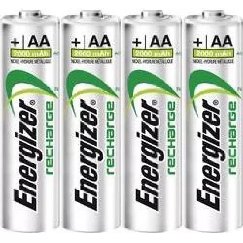 Energizer ACCU Recharge Power Plus NiMH laetavad AA patareid 2000mAh 4-pakk