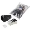 RJ45 pistikupesa LogiLink MP0022 must läbipaistev