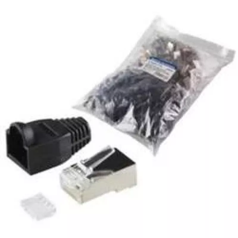 RJ45 pistikupesa LogiLink MP0022 must läbipaistev