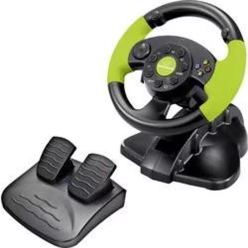 Juhtmega mängukontroller ESPERANZA EG104 PlayStation 3-le ja Xbox 360-le, must/roheline