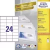 Universaalsed sildid 70x35mm InkjetLaserCopy A4 100 lehte 2400 tk Valge