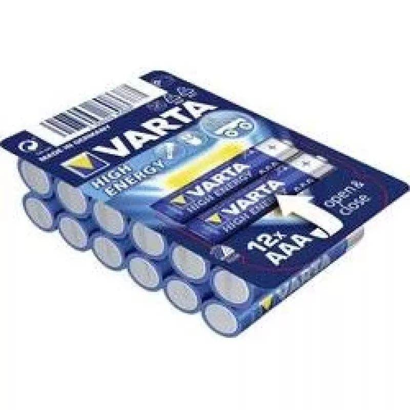 Varta 4903301112 LONGLIFE Võimsus AAA patareid 1.5V 12 Pack