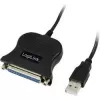 LogiLink UA0054A Paralleelkaabel Must 1,8 m