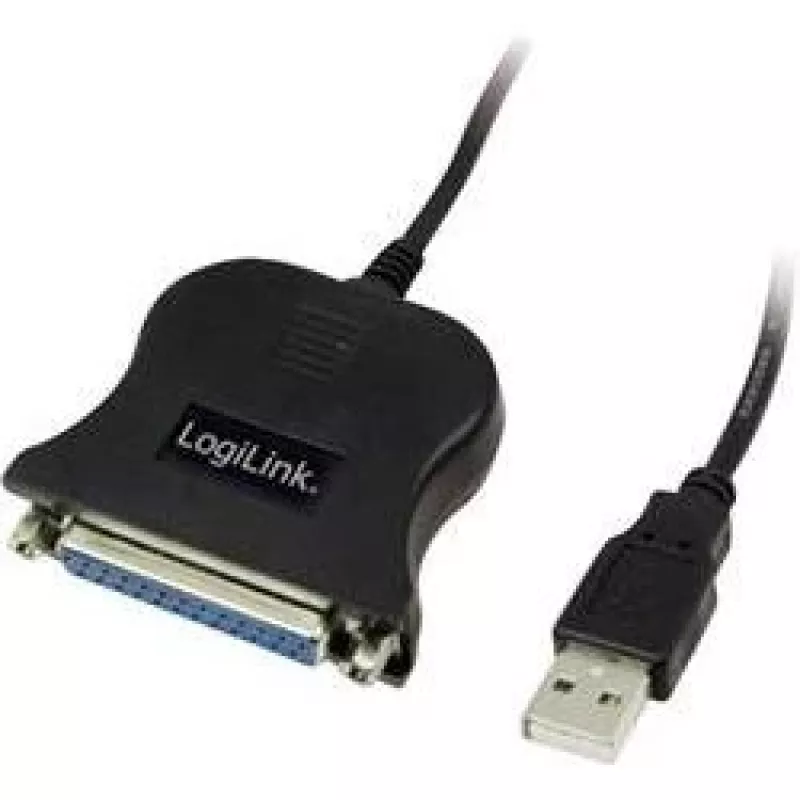 LogiLink UA0054A Paralleelkaabel Must 1,8 m