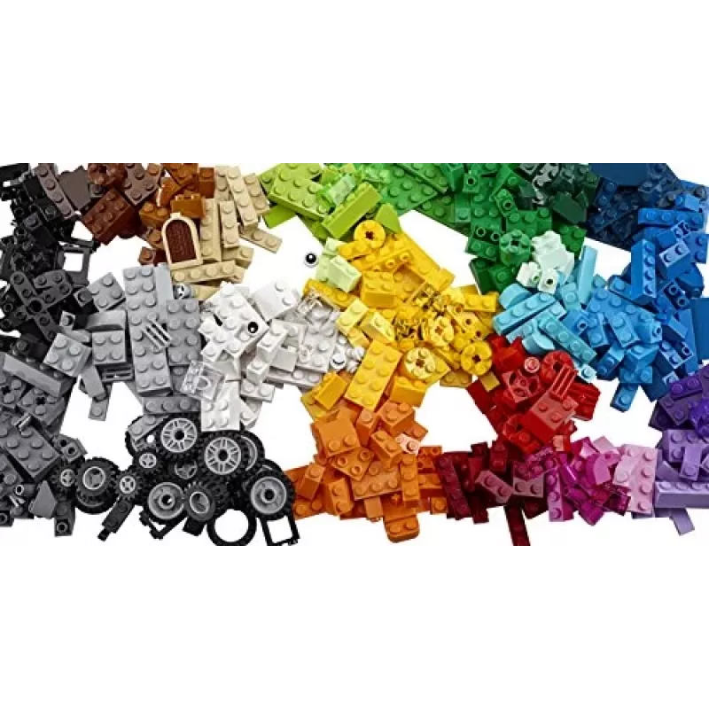 LEGO 10696 Classic Medium Creative Brick Box – Lihtne mänguasjade hoiustamine, värvilised klotsid, ehituskomplekt lastele, poistele ja tüdrukutele alates 4. eluaastast