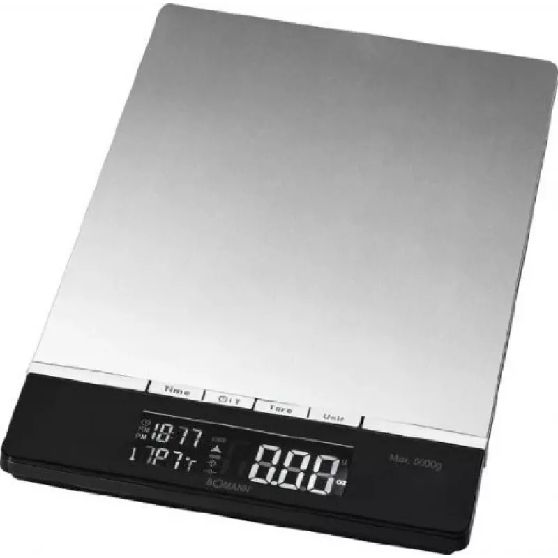 Bomann KW 1421 CB - LCD - must - roostevaba teras - 160 x 230 x 18 mm - 18 mm - AAA - roostevaba teras (614211)