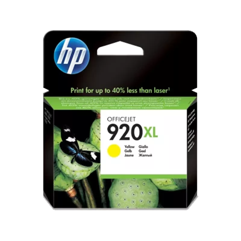 HP 920XL suure saagikusega kollane originaal tindikassett, kollane, 1 tk, 700 lehekülge
