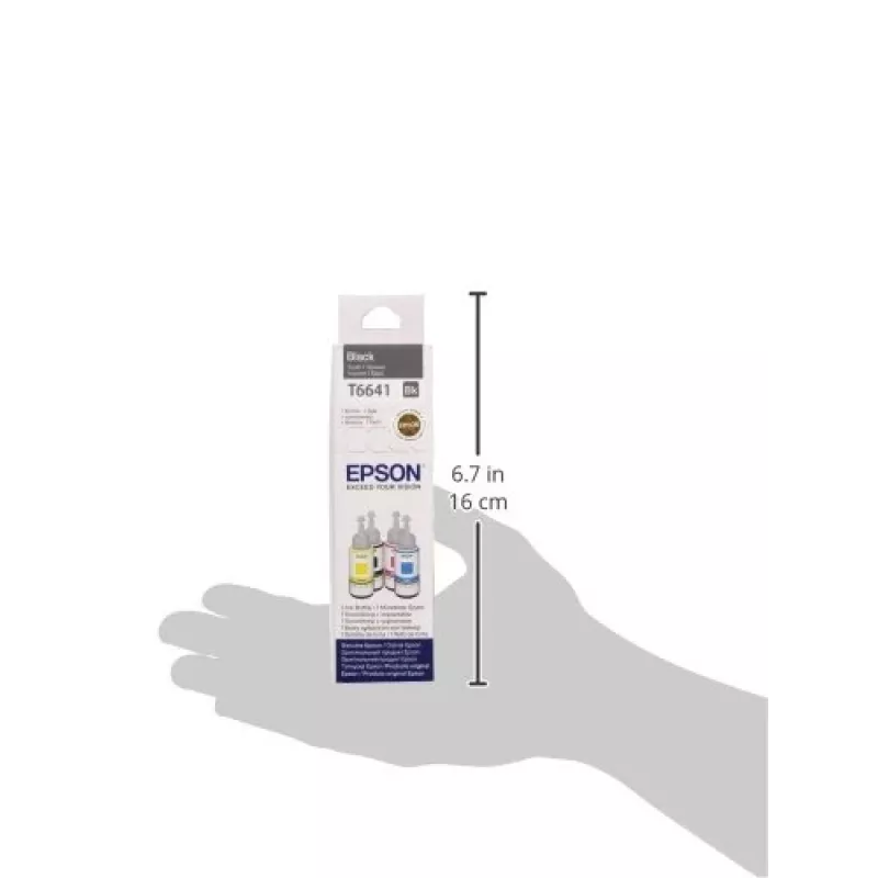 Ink Bottle Epson T6641 70ml Must