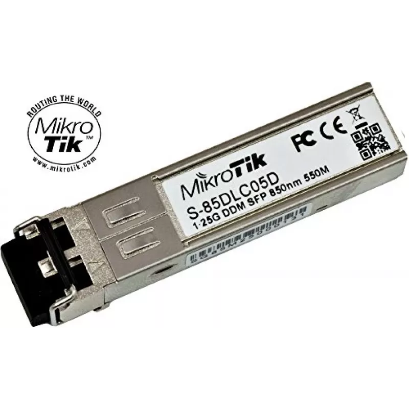 Mikrotik S-85DLC05D võrgusaatesaatja moodul 1250 Mbit/s SFP 850 nm (S-85DLC05D)