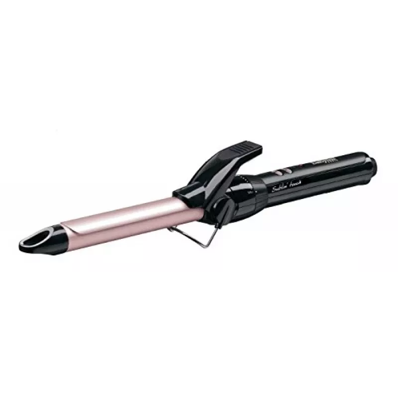 Lokirull BABYLISS Pro 180 19mm — 19 mm tünn, 150–180°C, 10 kuumutusastet, pöördnöör, roosa/must