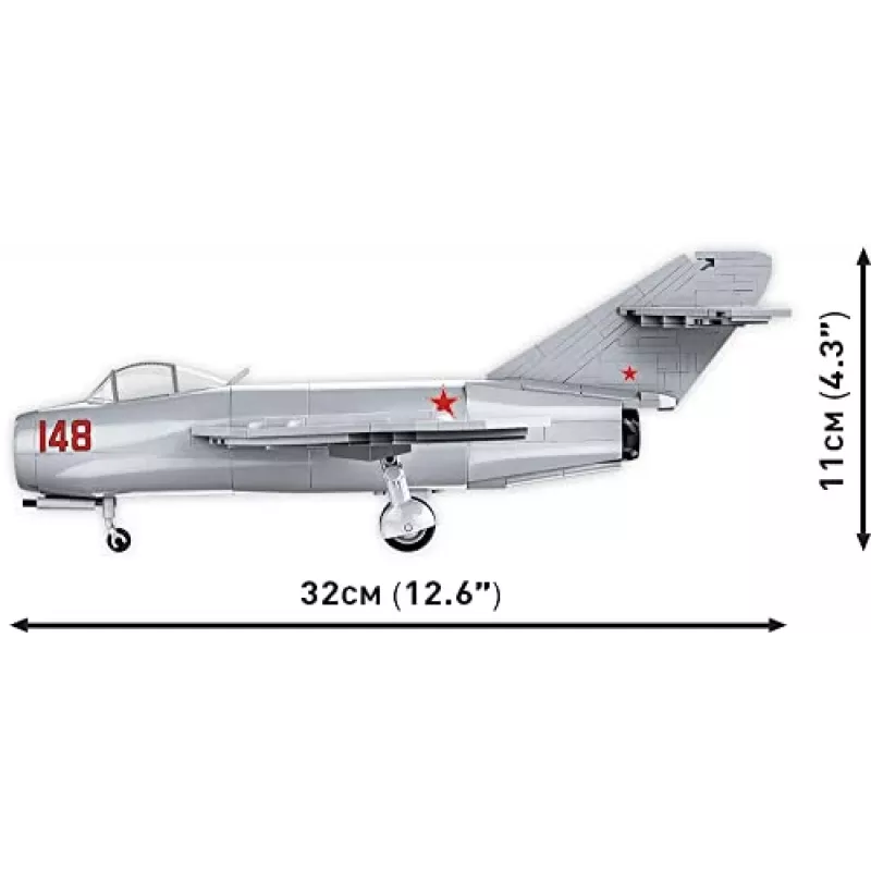 COBI ajalooline kollektsioon Korea sõja MIG-15 NATO koodnimega Fagot Nõukogude reaktiivlennuk