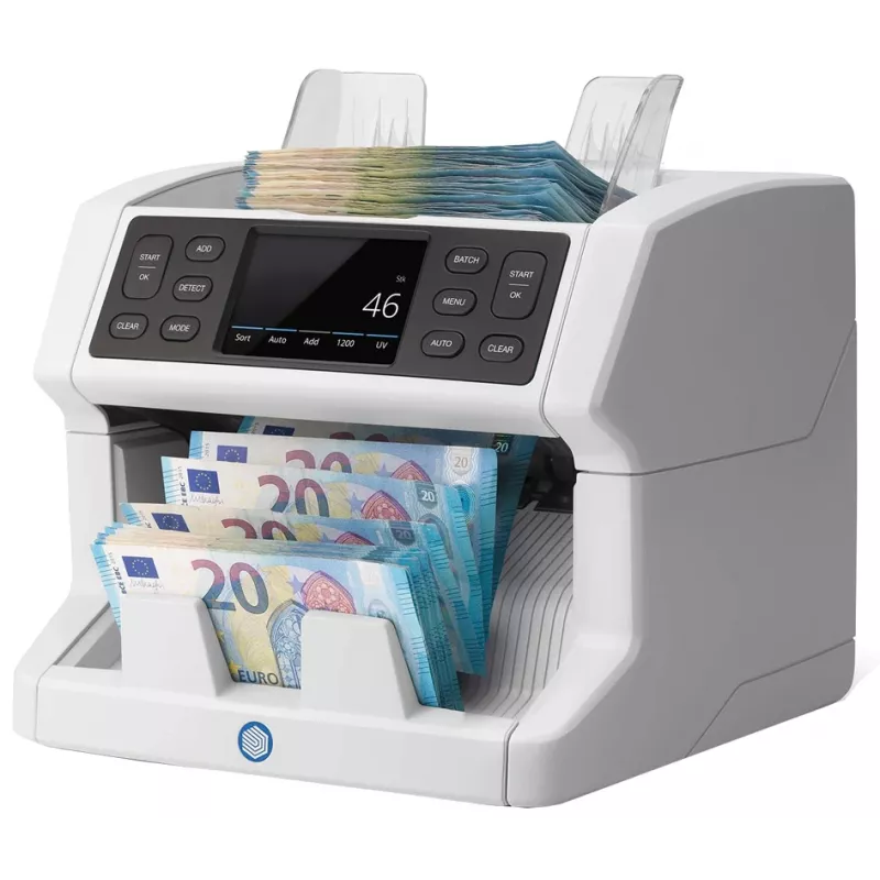 Pangatähtede loendusmasin Safescan 2850 Valge LCD AC 110-240V