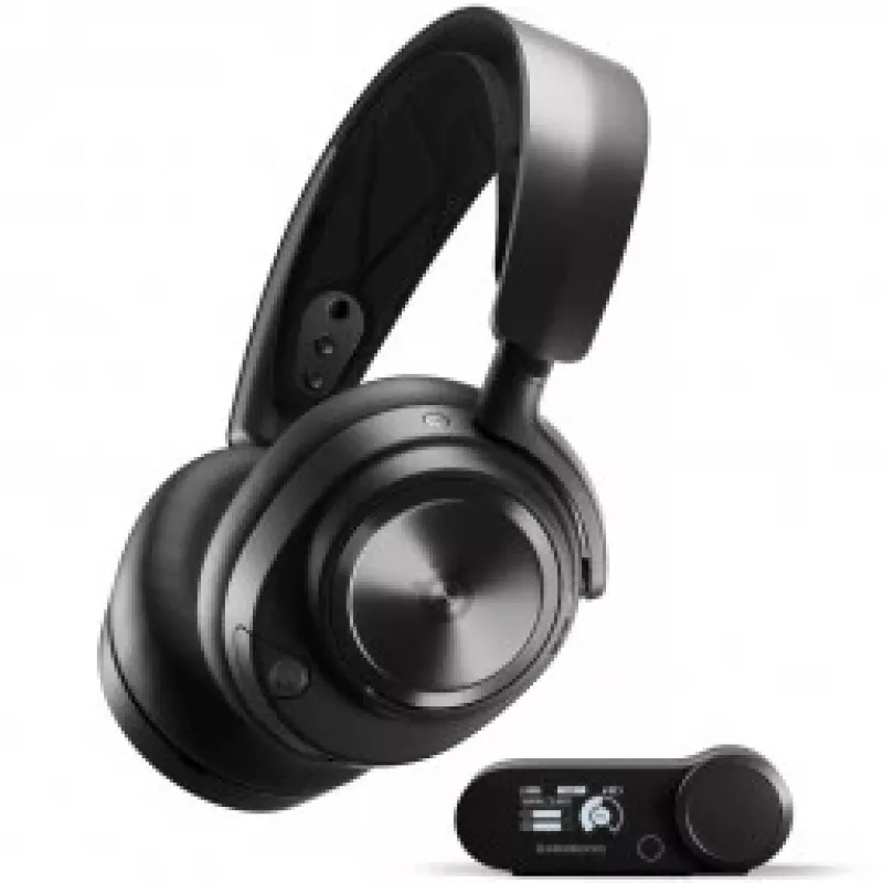 Steelseries Arctis Nova Pro Wireless kõrvaklapid peavõruga mängimiseks Bluetooth must