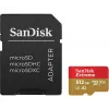 MicroSDHC mälukaart SANDISK Extreme 512 GB UHS-I A1 V30 U3 Class 10, lugemine 190 MB/s, kirjutamine 130 MB/s, sisaldab SD-adapterit