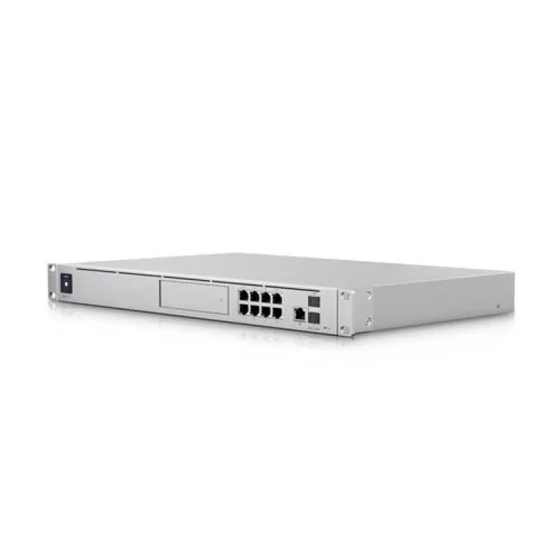 Gateway UBIQUITI Dream Machine Special Edition — riiul 1U, 8x RJ-45 LAN, PoE, 1,7 GHz protsessor, 4 GB DDR4, 16 GB välkmälu, 3,3 cm puuteekraan