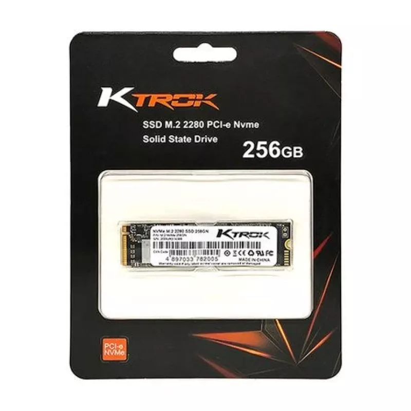M.2 NVMe SSD AFOX ME300-256GN — 256 GB, PCIe 3.0, 2000/1400 MB/s, 3D NAND