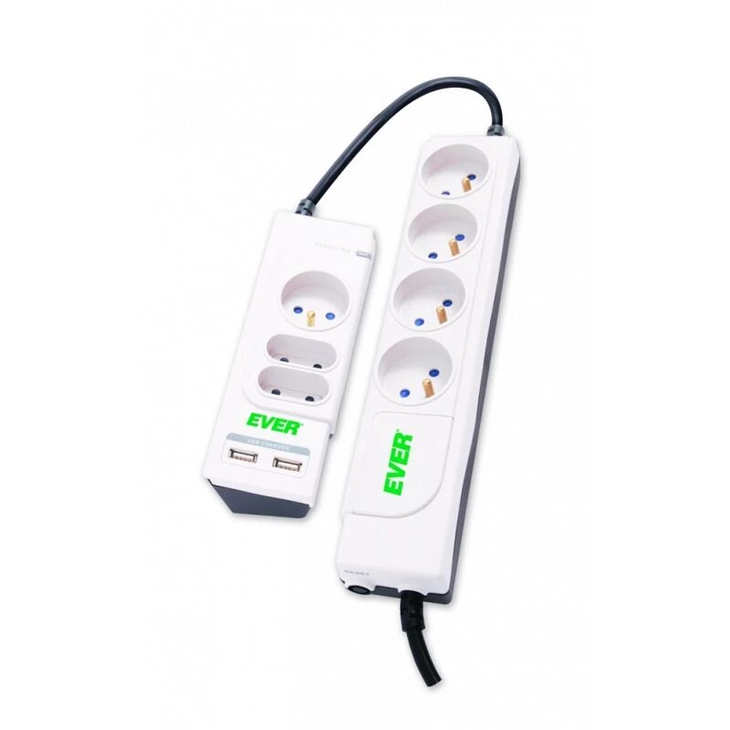 OFFICE PLUS 7 PISTIKUPESA 250 V valge (T/LZ06-OFP018/0000) - Ever