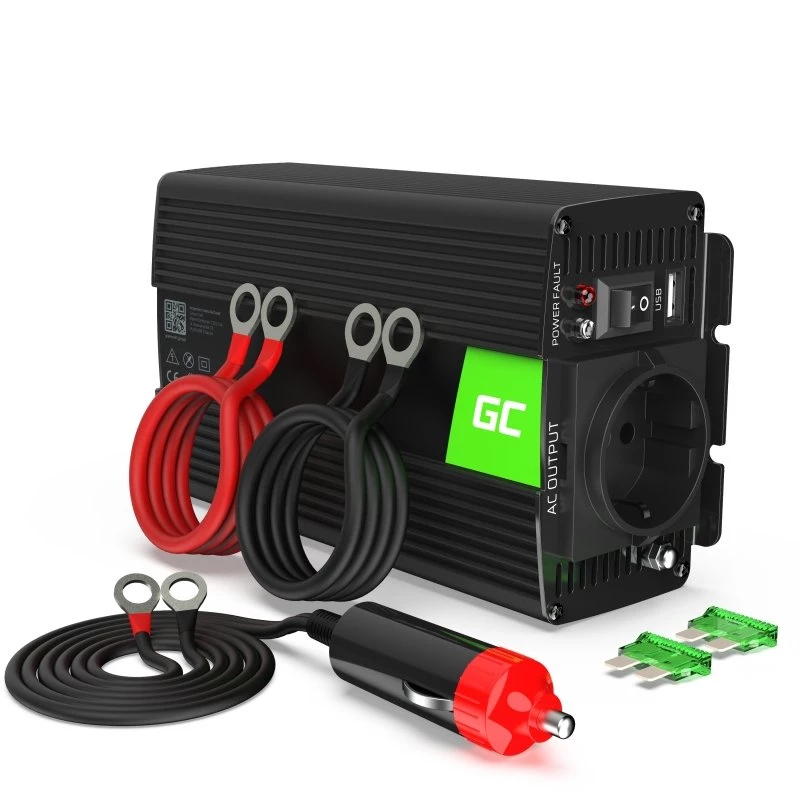 Toiteadapteri inverter roheline Cell INV17 Auto 500W Must