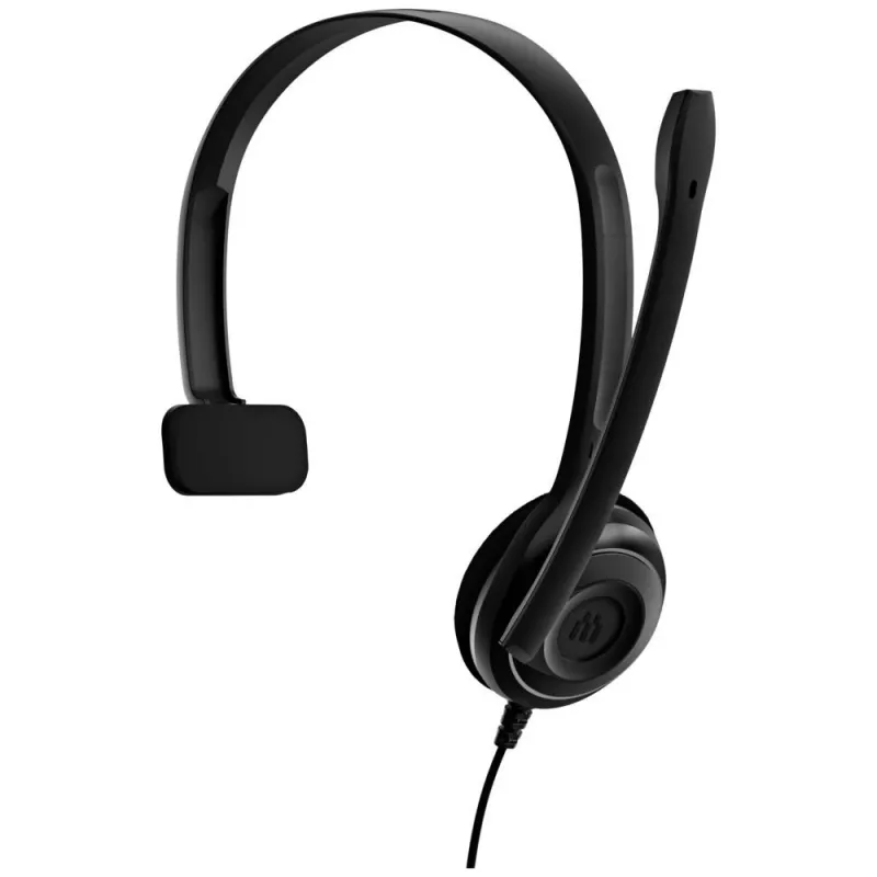 Sennheiser PC 7 USB peakrauaühendusega juhtmega peapaelaga kõrvaklapid kontorisse/kõnekeskusesse USB Type-A must