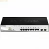 D-Link DGS-1210-08P/E Hallatav L2 Gigabit Ethernet (10/100/1000) Power over Ethernet (PoE) Must