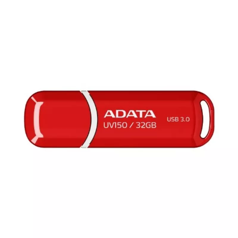 USB-mälupulk ADATA DashDrive UV150 32GB, USB Typee-A 3.2 Gen 1, punane, korgidisain
