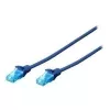 Digitus 0,25m Cat5e U/UTP võrgukaabel sinine U/UTP (UTP)