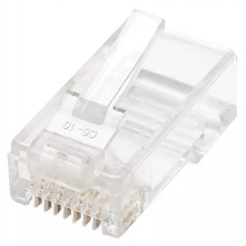 Intellinet 502375 juhtmepistik RJ-45 läbipaistev