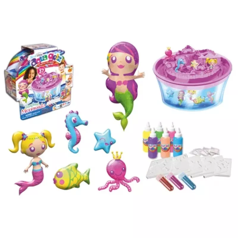 SIMBA Aqua Gelz komplekt Magic Mermaids mängukomplekt, mudel 106322568, meisterduskomplekt veeaktiveeritavate geelhelmestega