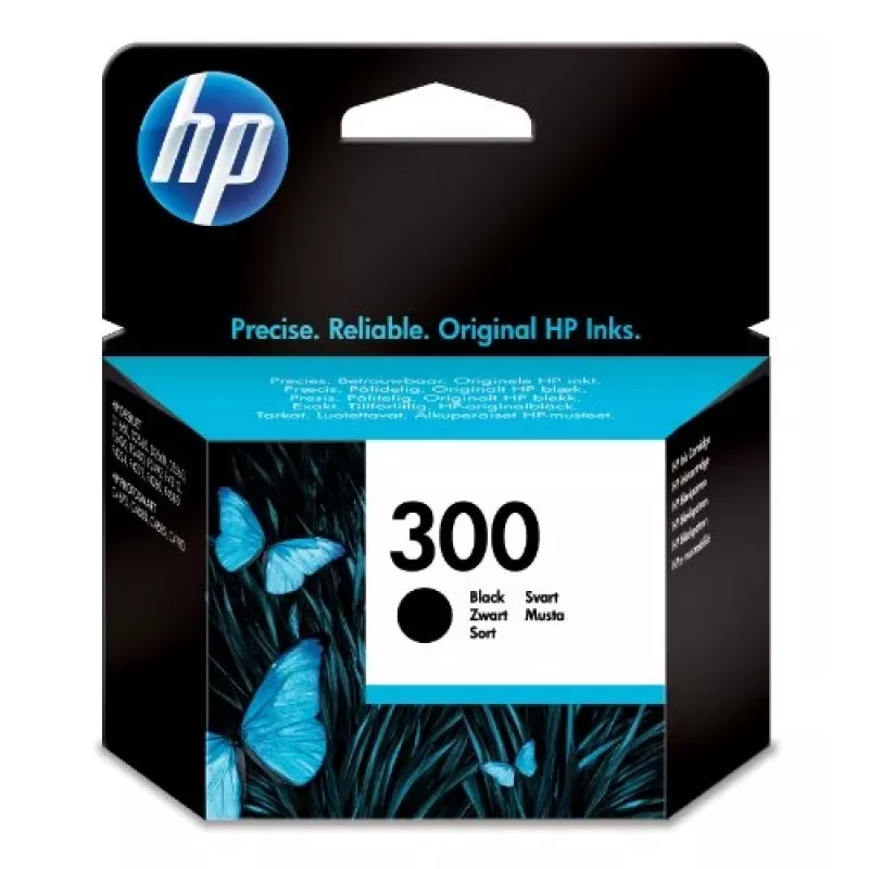 HP 300 Must originaal tindikassett, must, 1 tk, 200 lehekülge