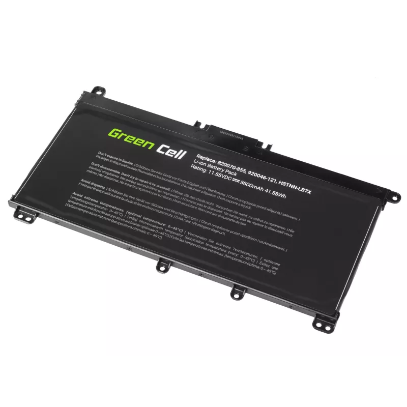Aku roheline Cell HP145 HP Pavilionile (LiPo 3600 mAh, 11,55 V, must)