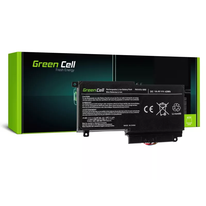 Aku roheline Cell TS51 Toshiba Satellite L50-A L50-A-1EK L50-A-19N P50-A S50-A jaoks