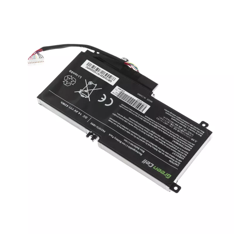 Aku roheline Cell TS51 Toshiba Satellite L50-A L50-A-1EK L50-A-19N P50-A S50-A jaoks